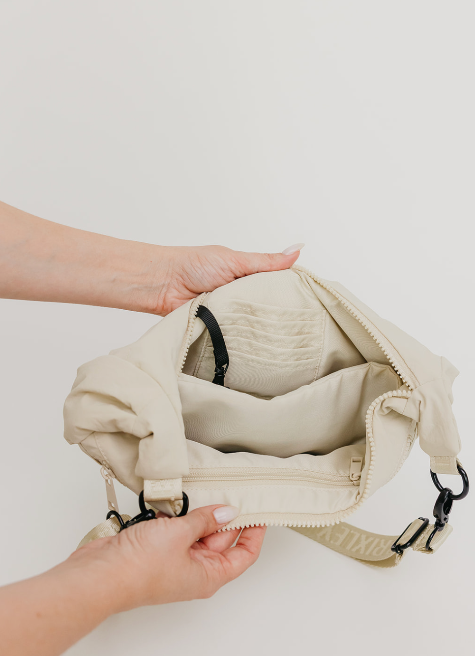 Brixley Bags - Ivory Crescent Bag