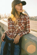 Be Cool - ROSEWOOD PLAID FLANNEL SHIRT