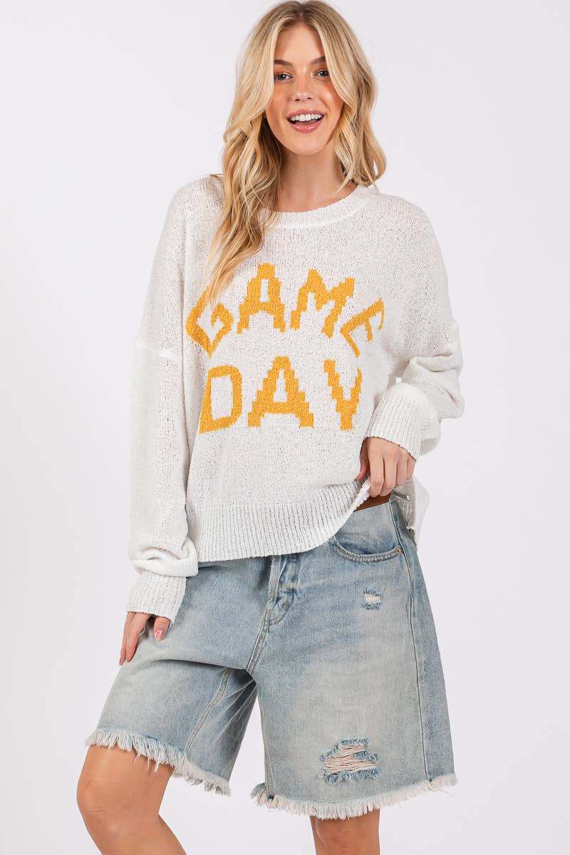 GAME DAY CREWNECK SWEATER