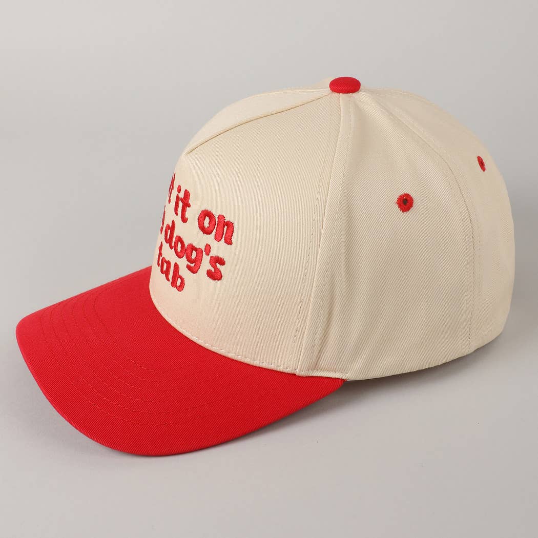 Fashion City - Put it on my dog's tab Two Tone Trucker Hat