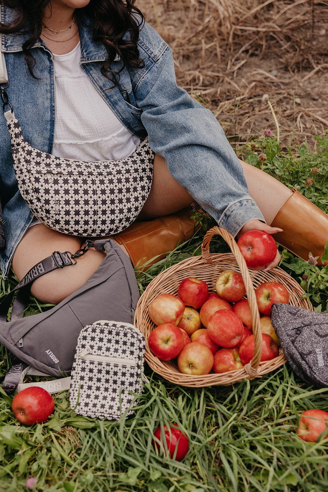 Brixley Bags - Heirloom Crescent Bag