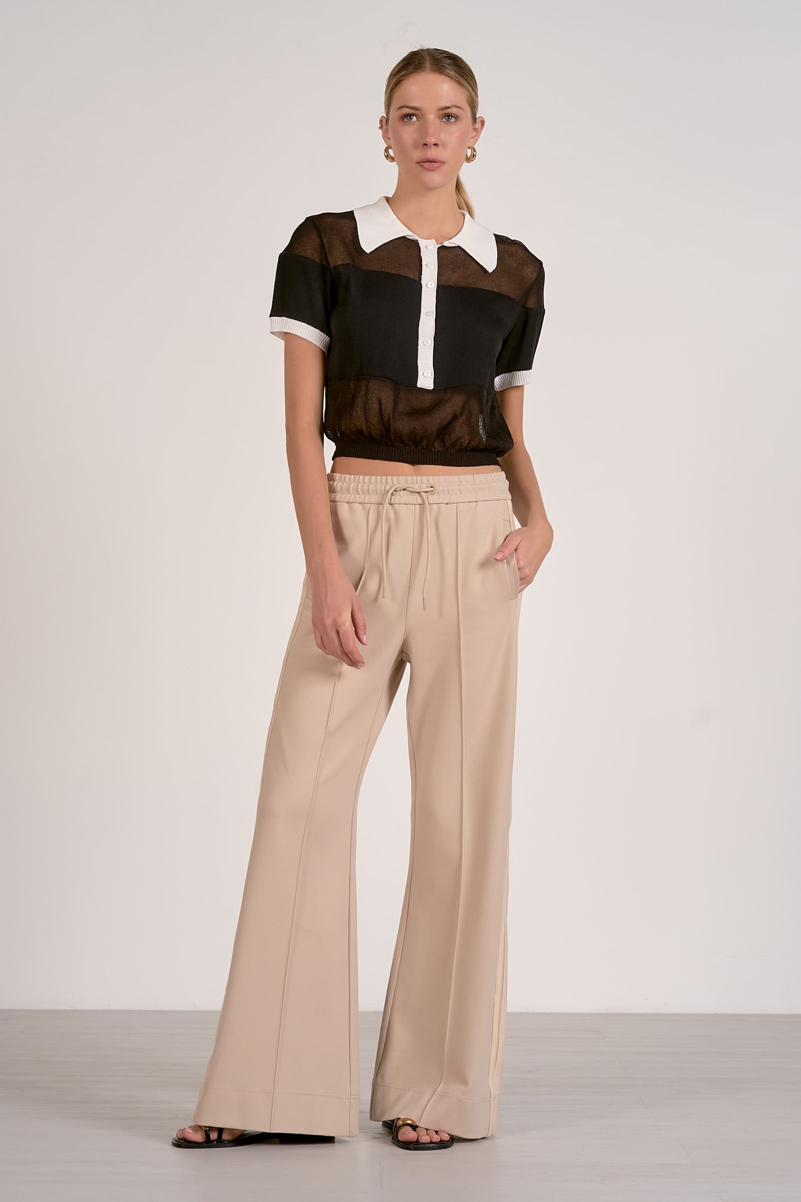 Black Sheer Blouse