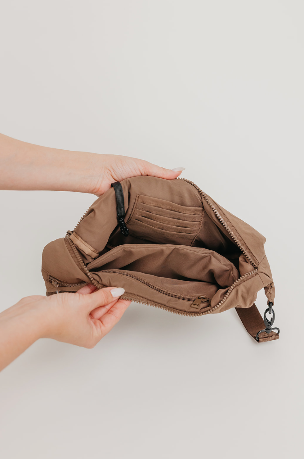 Brixley Bags - Mocha Crescent Bag