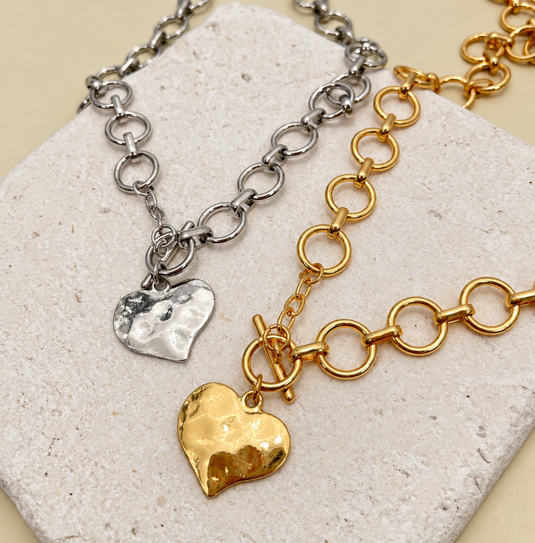 HEART FRONT TOGGLE NECKLACE | 40NK9476