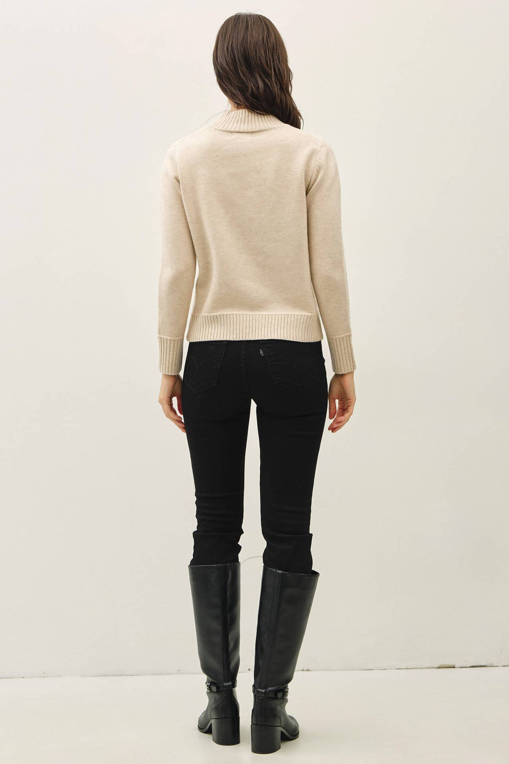 MOCKNECK CLASSIC CUT SWEATER