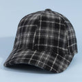 Windowpane Plaid Baseball Cap