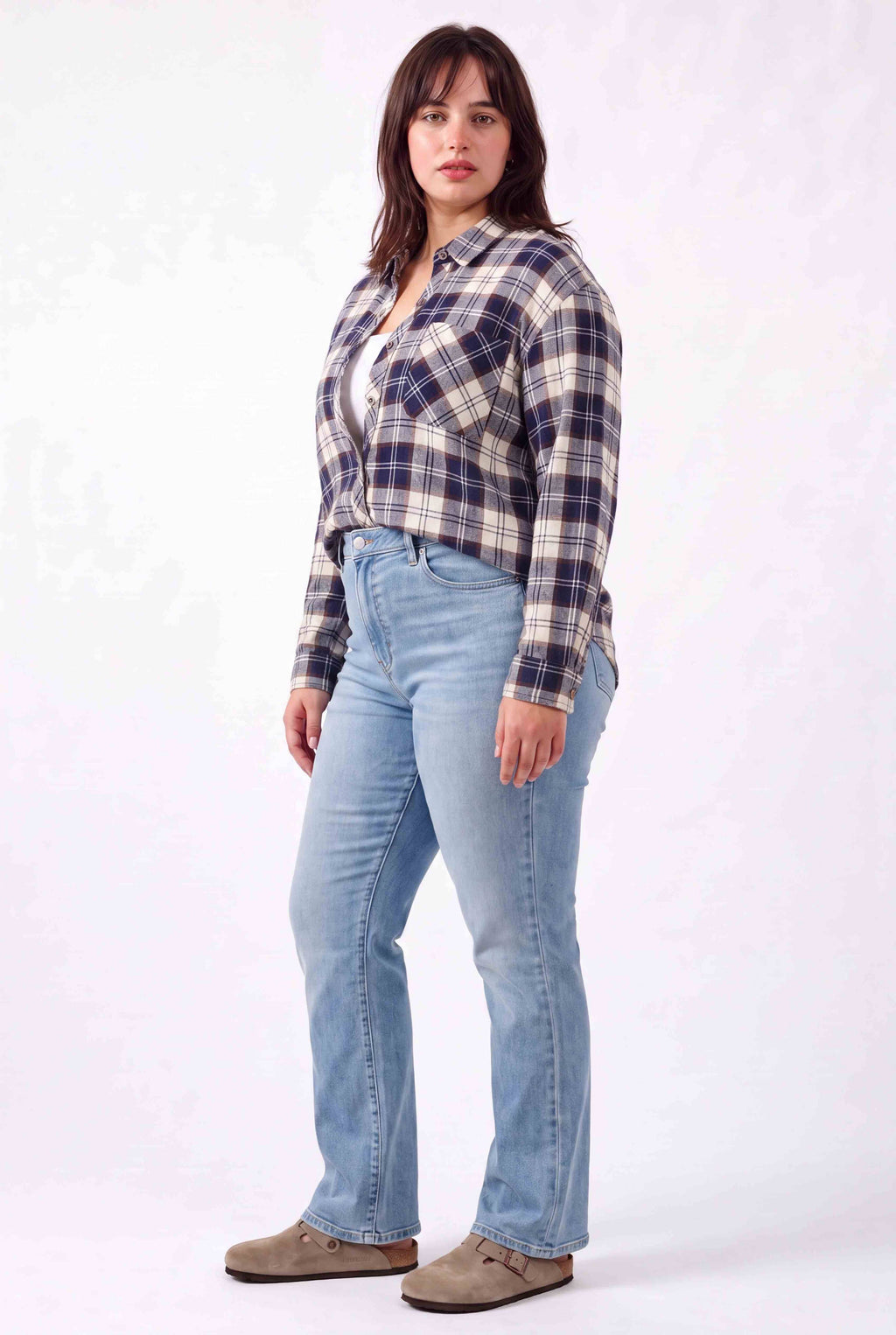 Be Cool - [PLUS] MASON PLAID FLANNEL SHIRT