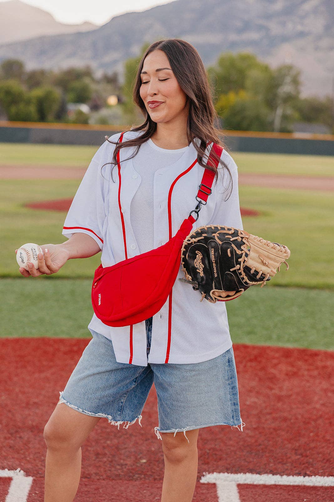 Brixley Bags - Red Crescent Bag