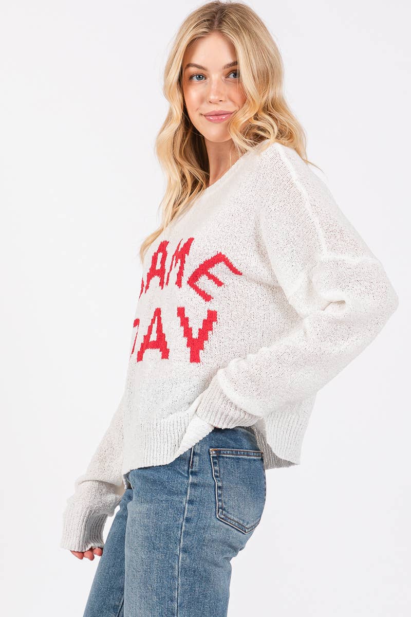 GAME DAY CREWNECK SWEATER