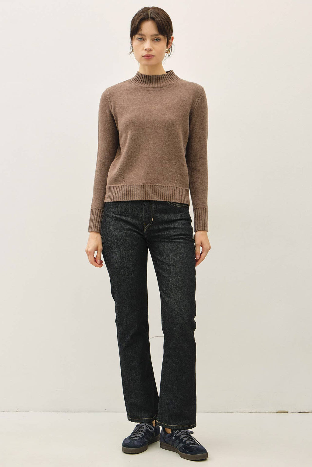 MOCKNECK CLASSIC CUT SWEATER
