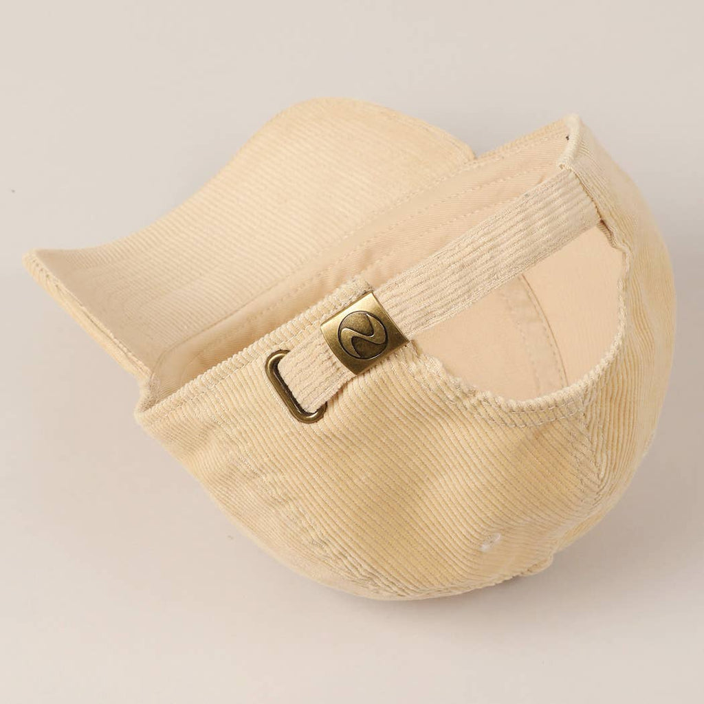 Dog Mom Corduroy Baseball Cap