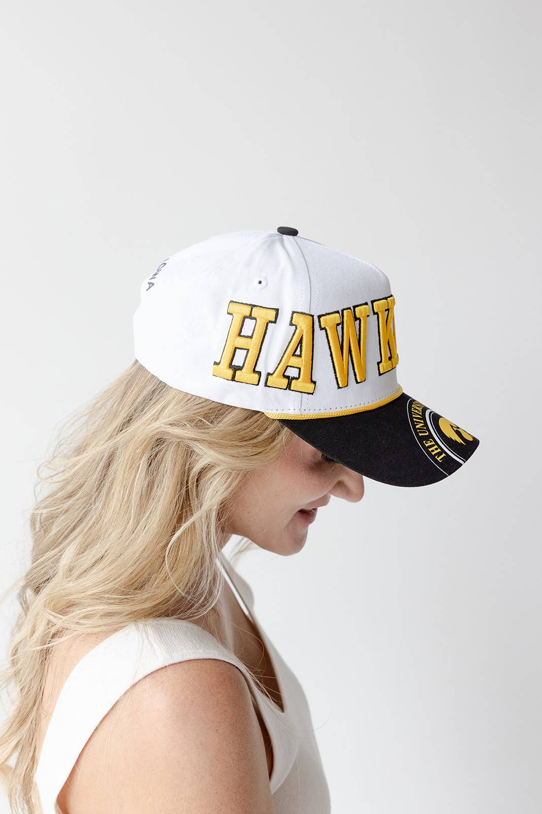 Gameday Social Apparel Co.® - Iowa Phipps Split Hat 5 Panel Canvas Baseball Hat