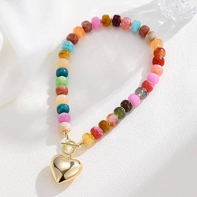 HEART CHARM TOGGLE NECKLACE | 40NK9700