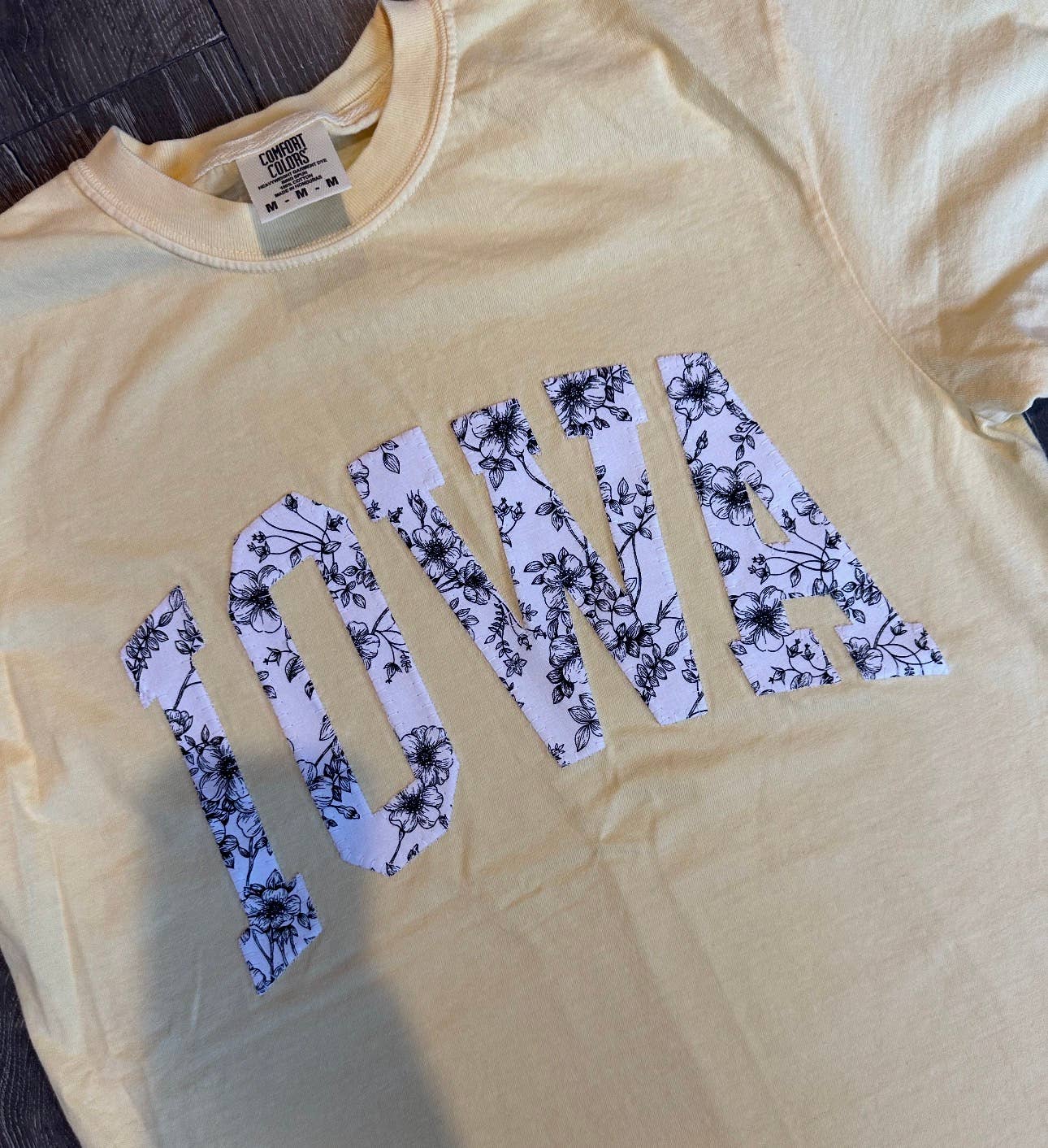Floral Iowa Tee