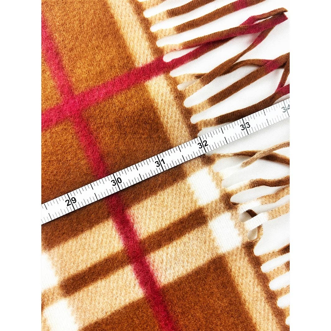 Love and Repeat - Affordable Classic Plaid Fringe Scarf