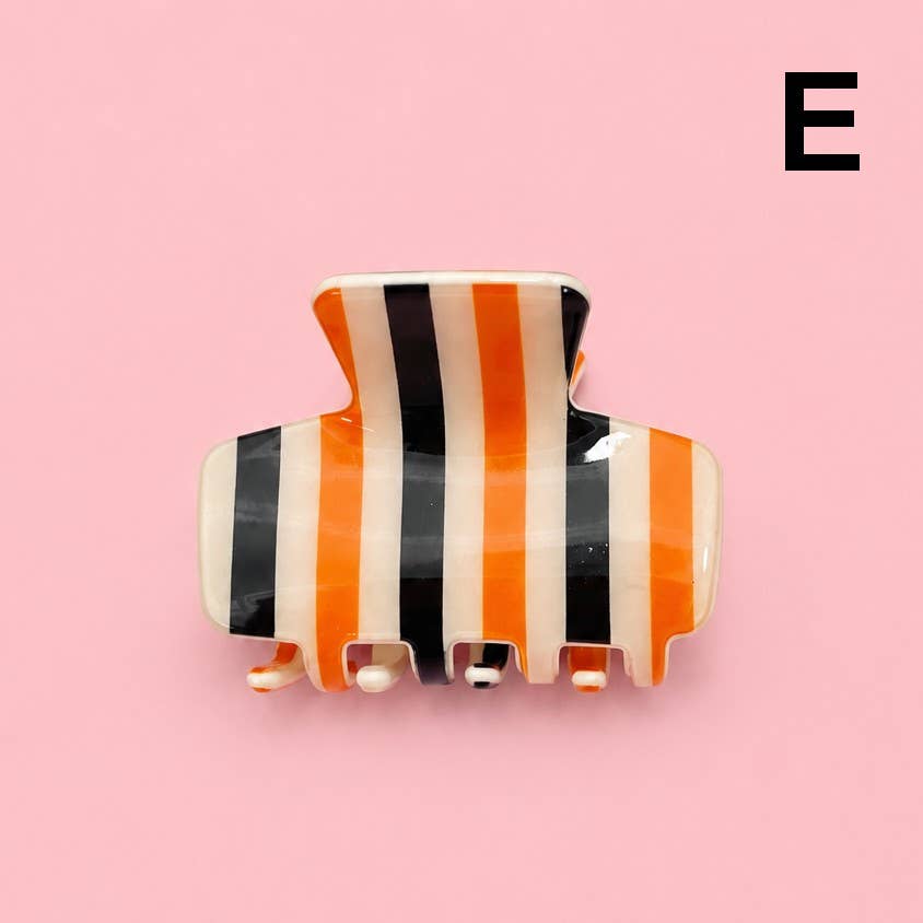 Striped & Plaid Hair Claw Clips | 40H1210