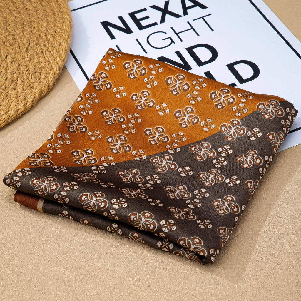 Geometric Silky Scarf | 80SC3102