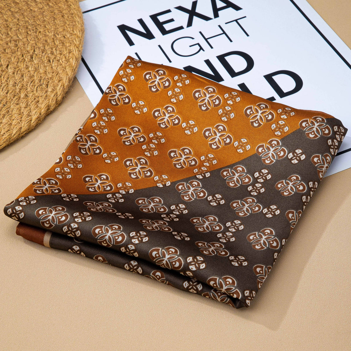 Geometric Silky Scarf | 80SC3102