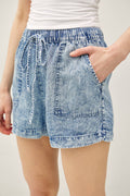 DENIM TENCEL SHORT