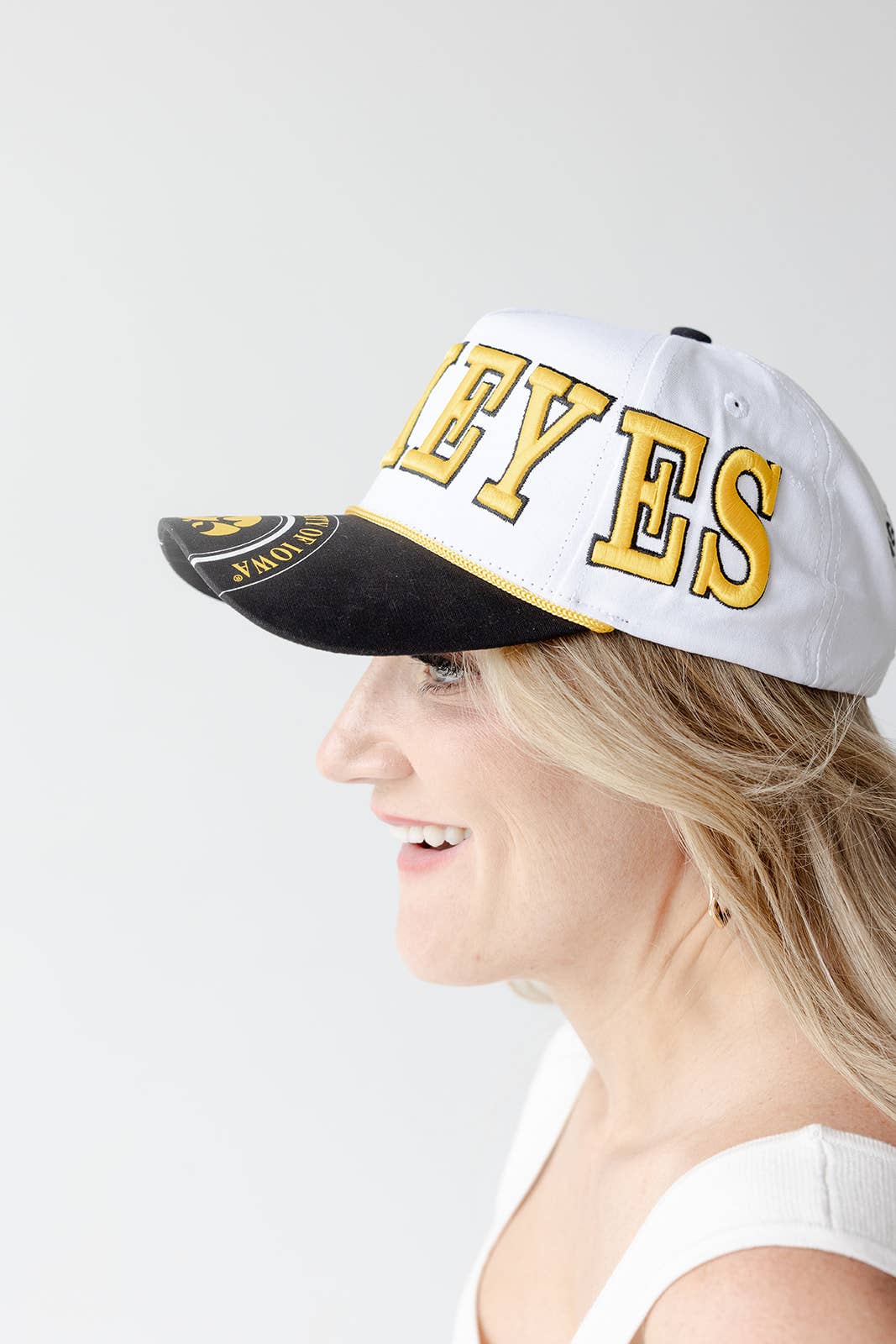 Gameday Social Apparel Co.® - Iowa Phipps Split Hat 5 Panel Canvas Baseball Hat