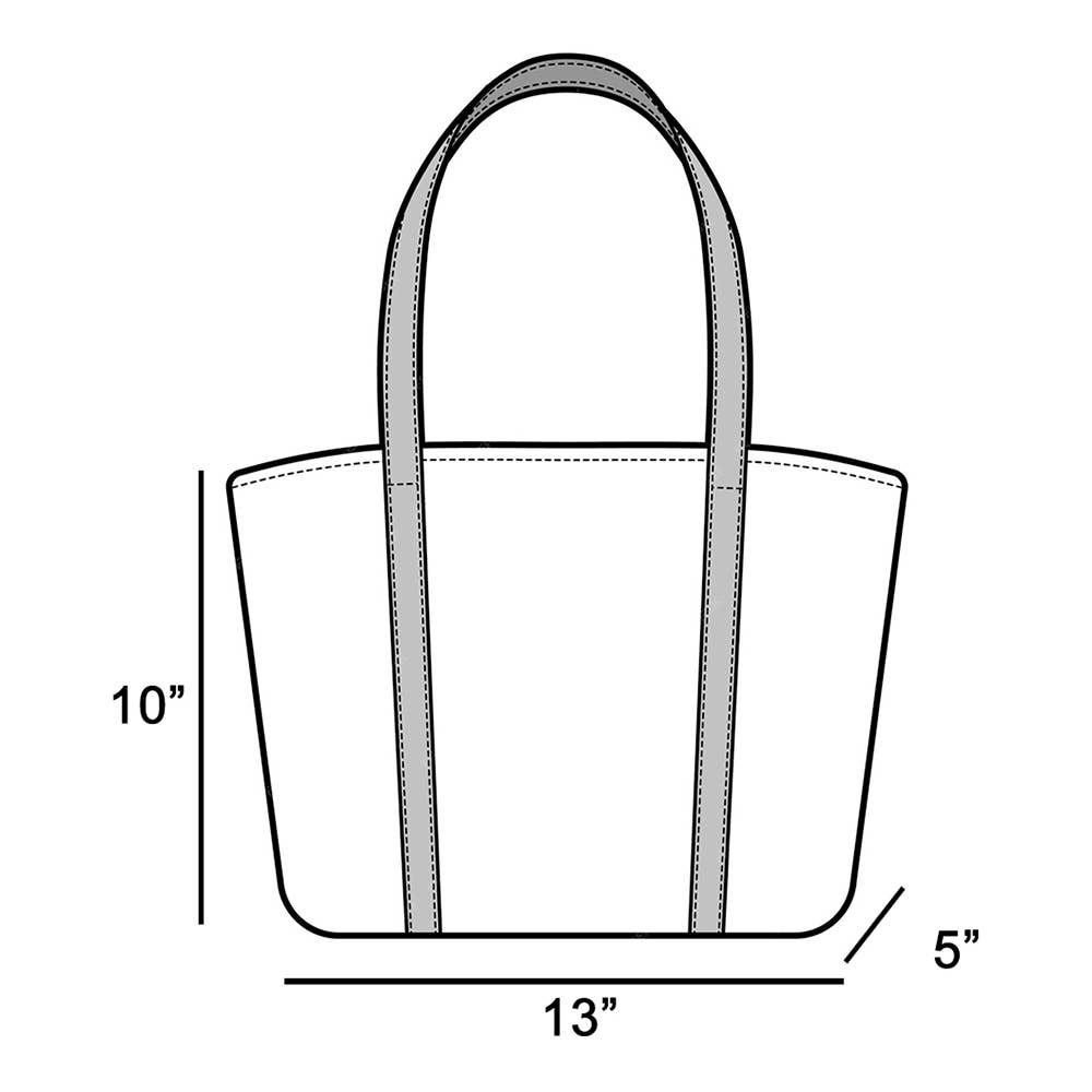 Three Nutcracker Gingham Tote Bag