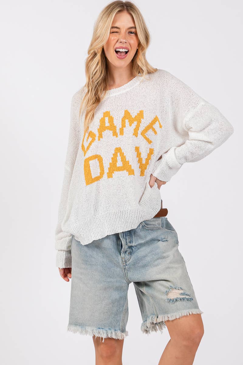 GAME DAY CREWNECK SWEATER