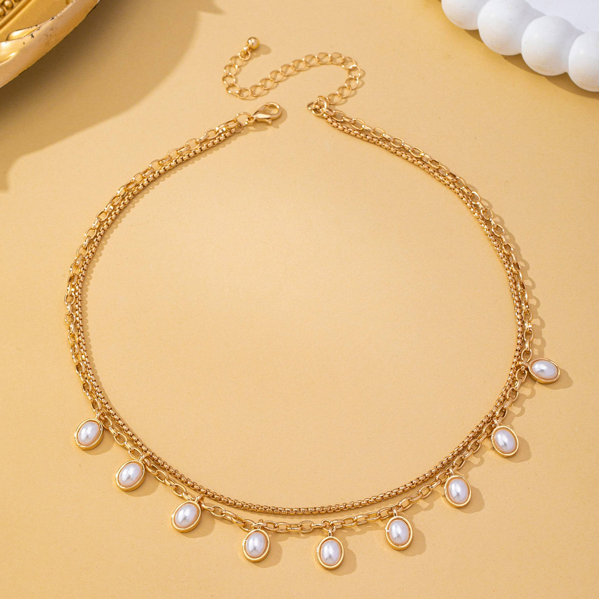Layered Charm Necklace | 80N93660