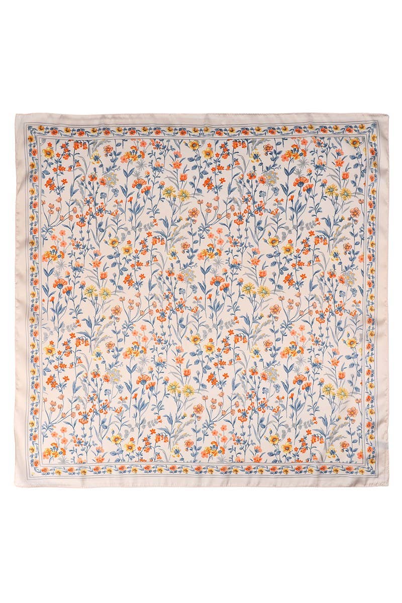 Floral Flower Bandana Scarf | 40SC729