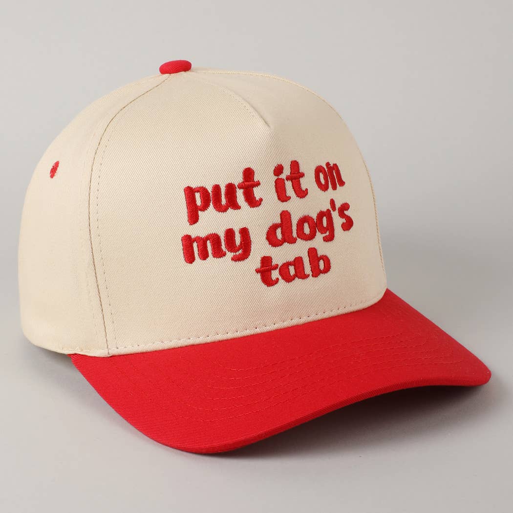 Fashion City - Put it on my dog's tab Two Tone Trucker Hat
