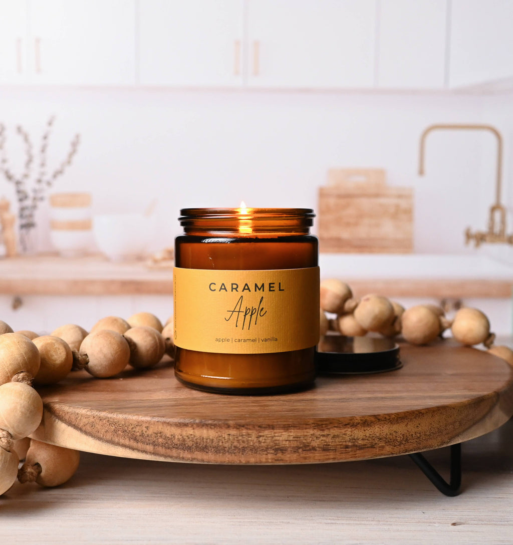 Milkhouse Candle Company - Caramel Apple Candle | 7 oz Classic Statement Candle