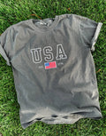 USA embroidered Tee