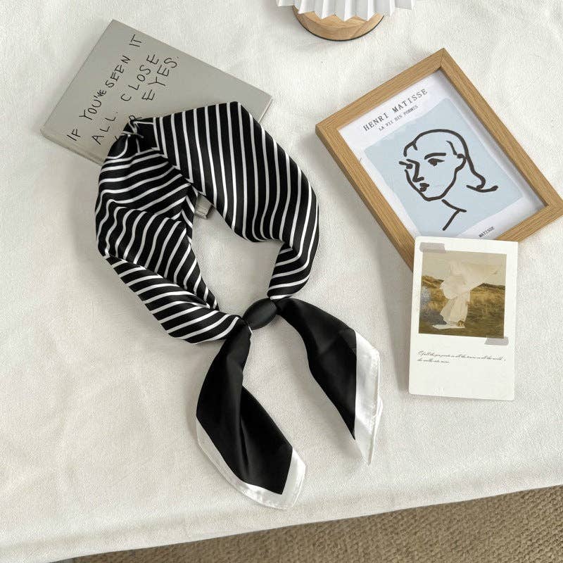 Magnetic Buckle Silk Scarf