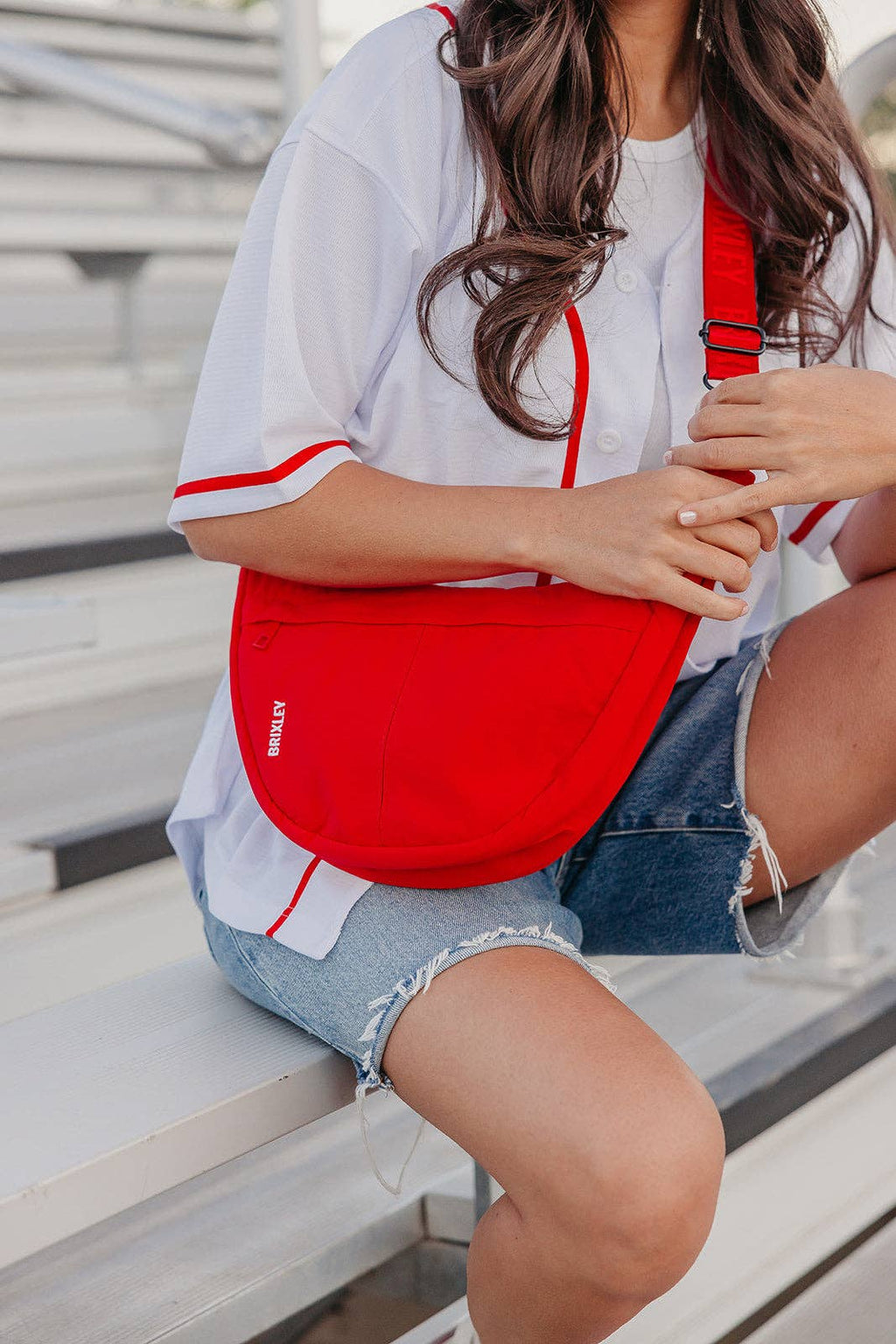 Brixley Bags - Red Crescent Bag