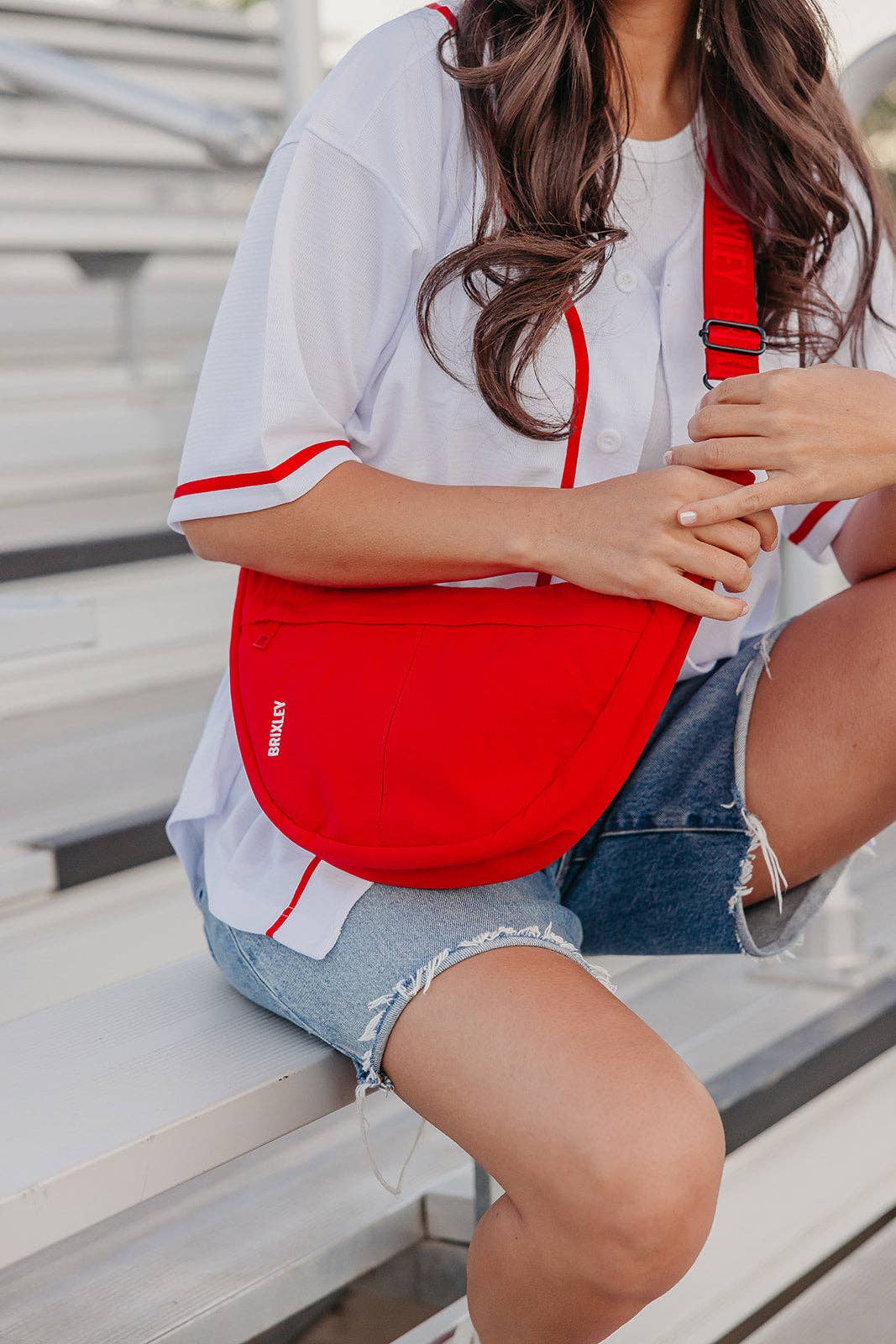 Brixley Bags - Red Crescent Bag