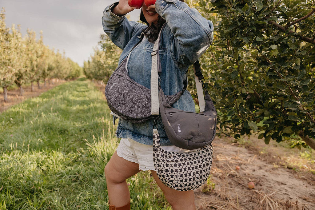Brixley Bags - Gray Crescent Bag