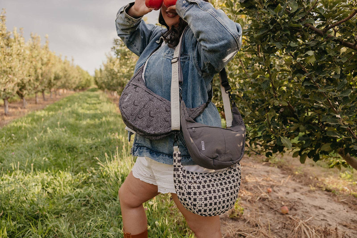 Brixley Bags - Gray Crescent Bag
