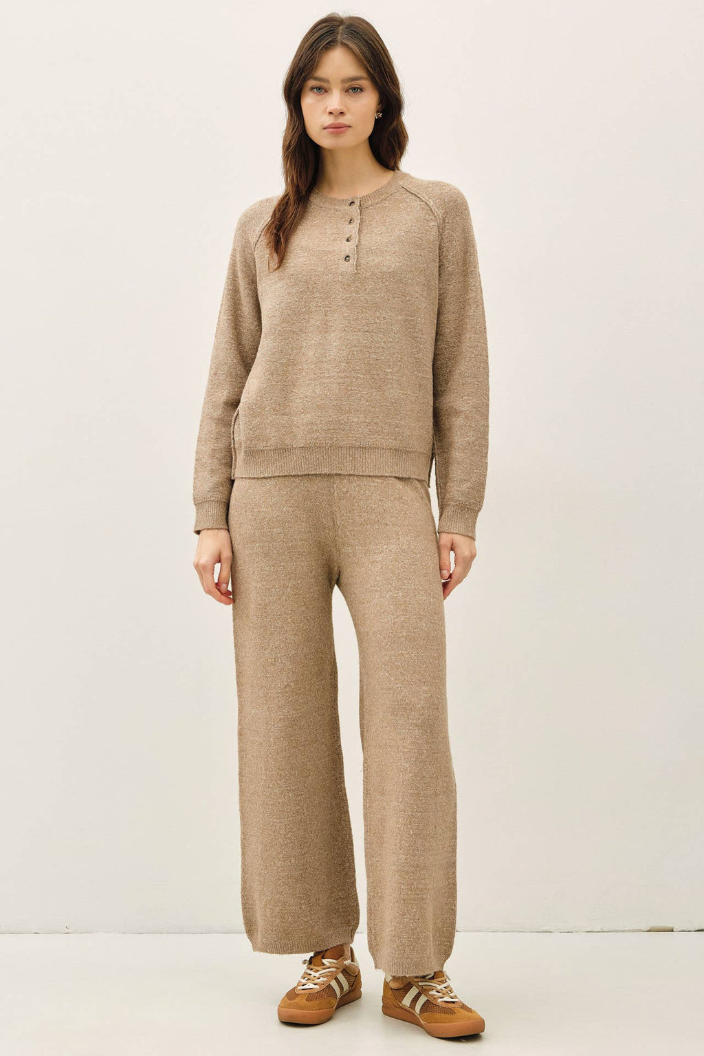 ALPINE COZY HENLEYED SWEATER