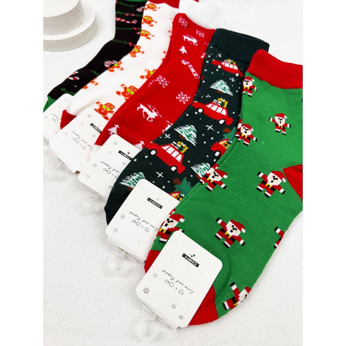 Love and Repeat - 5 Kinds Cute Christmas Theme Socks
