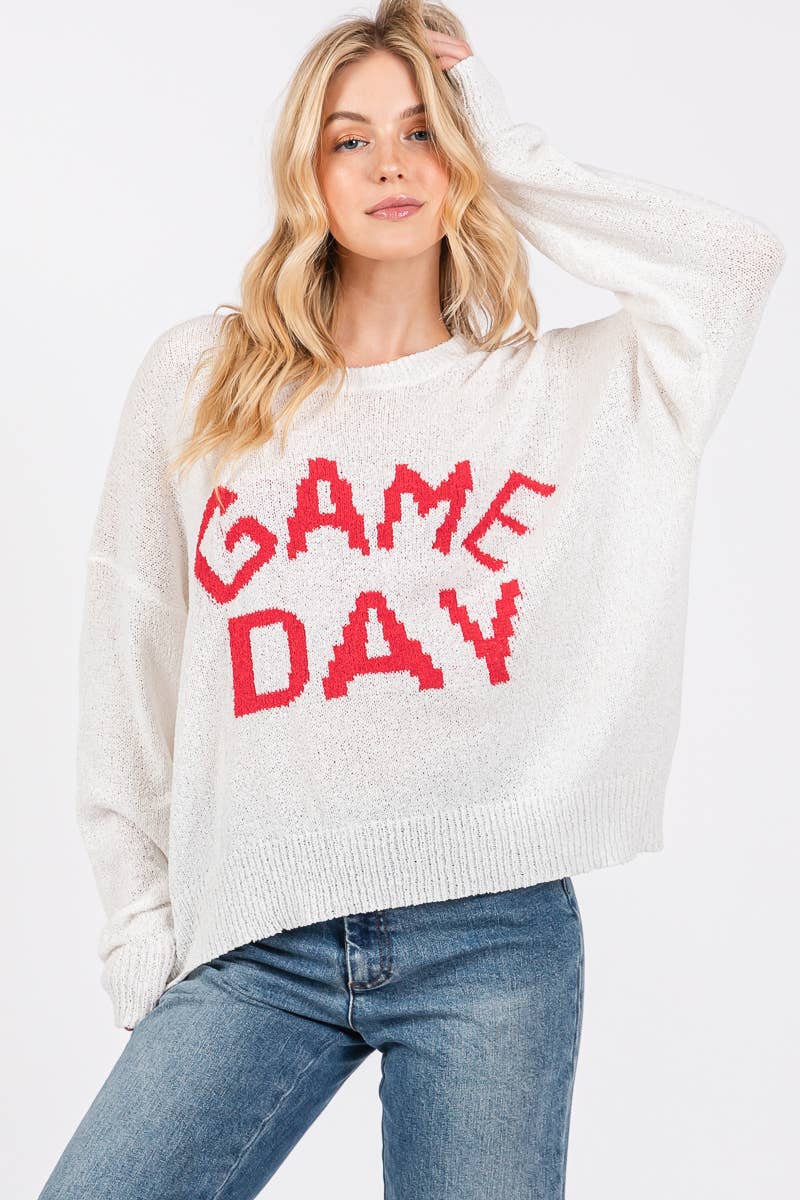 GAME DAY CREWNECK SWEATER