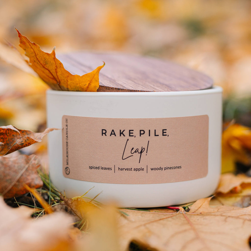 Rake, Pile, Leap Candle
