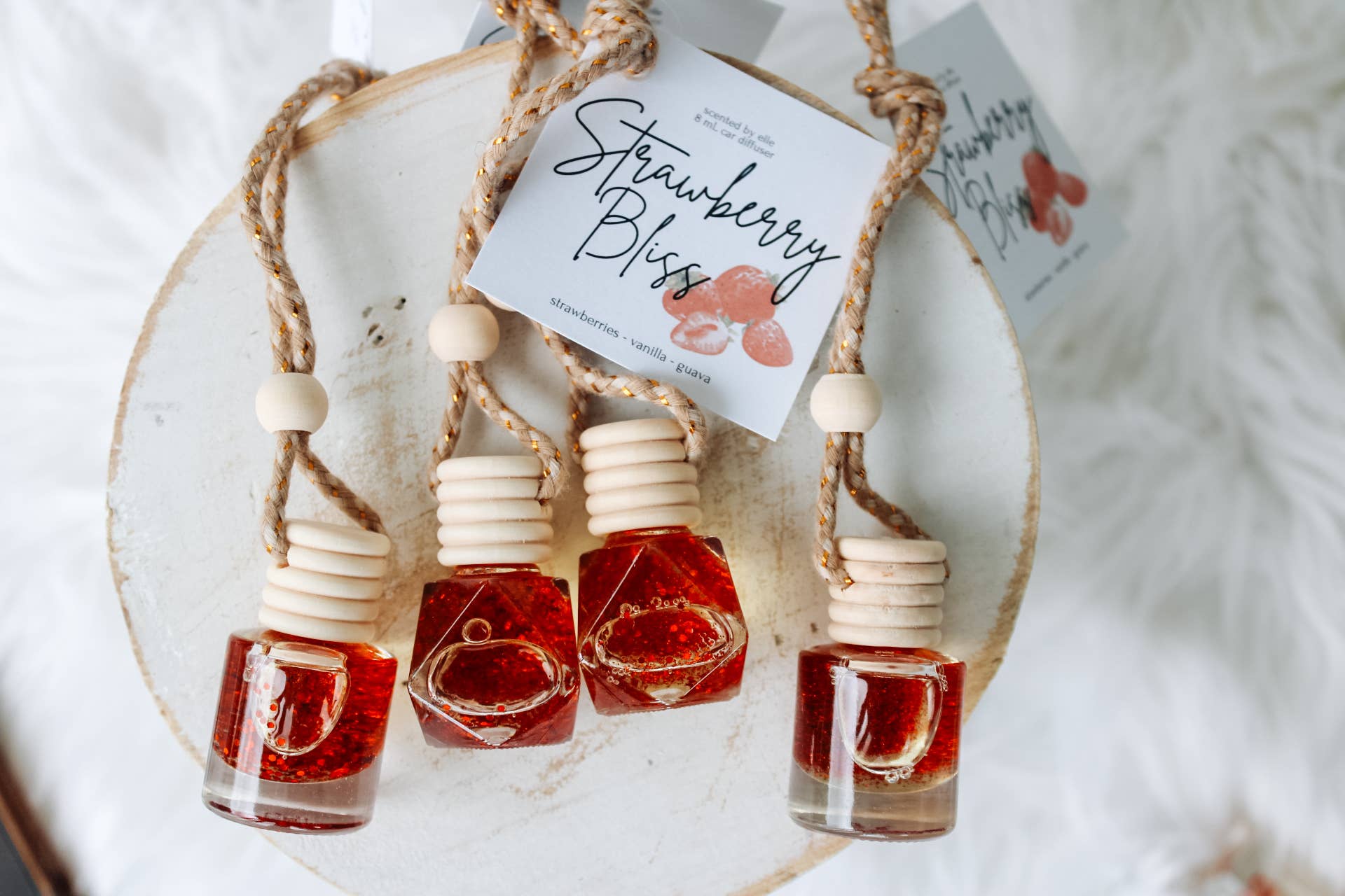 Scented By Elle - Strawberry Bliss Car Diffuser 