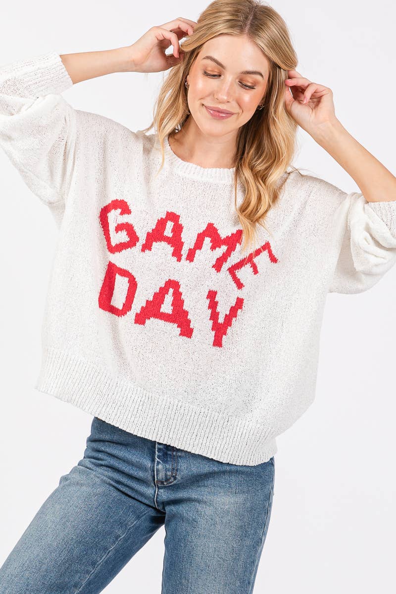 GAME DAY CREWNECK SWEATER