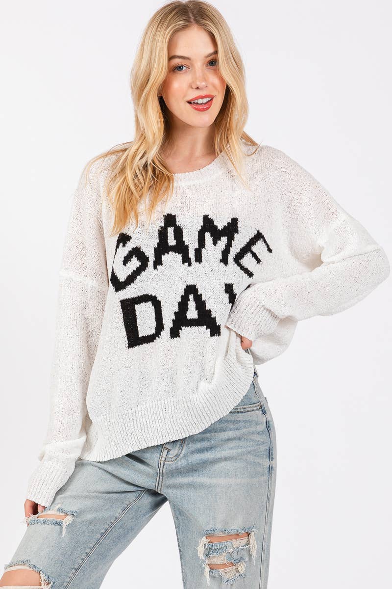 GAME DAY CREWNECK SWEATER