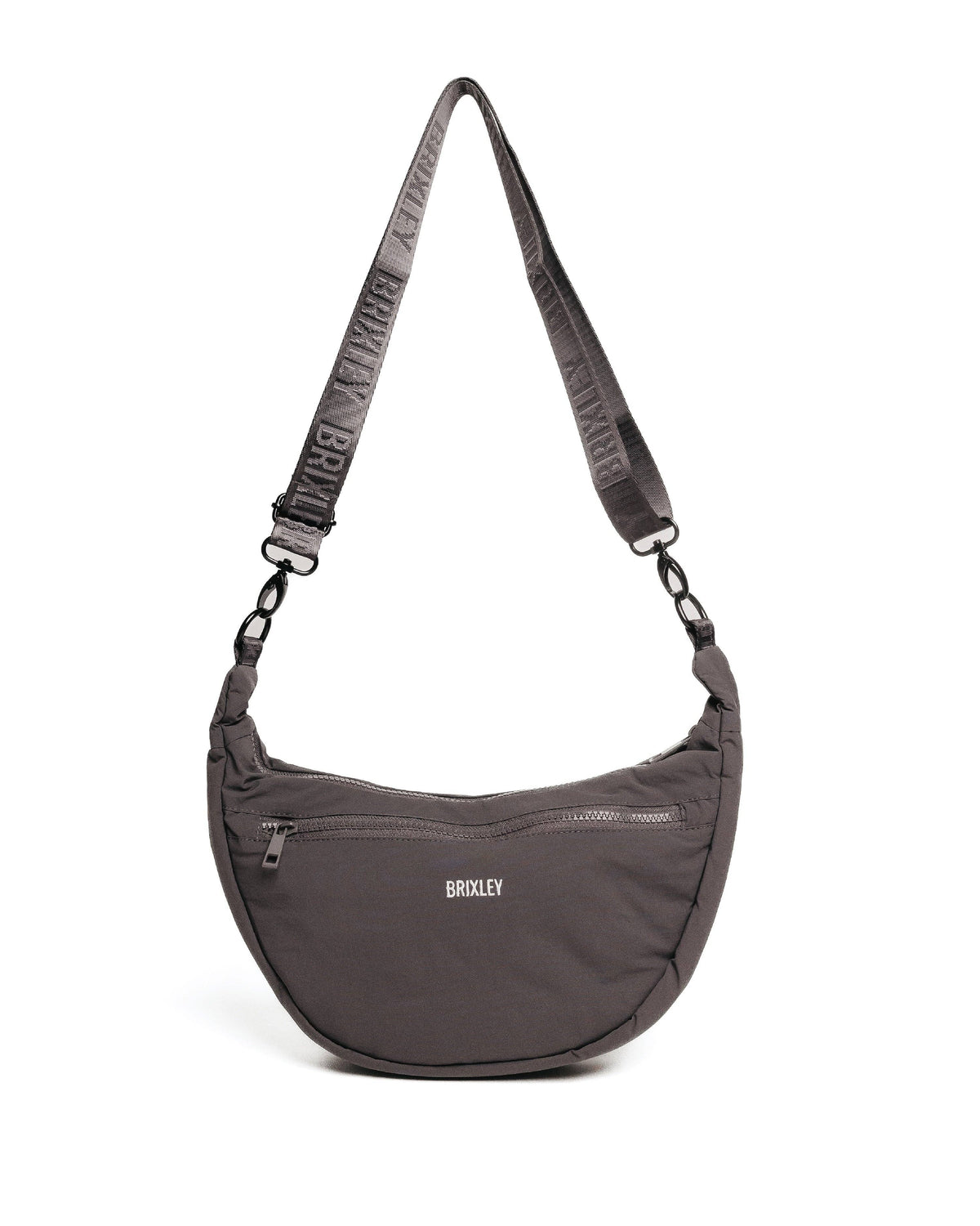 Brixley Bags - Gray Crescent Bag