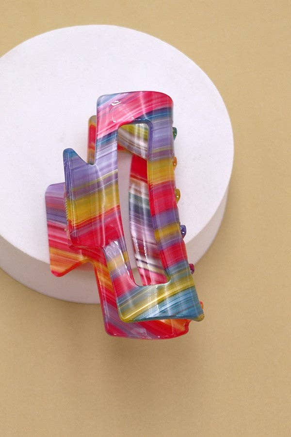 RECTANGLE HAIR CLAW CLIP