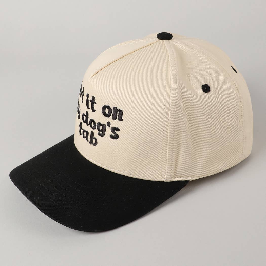 Fashion City - Put it on my dog's tab Two Tone Trucker Hat
