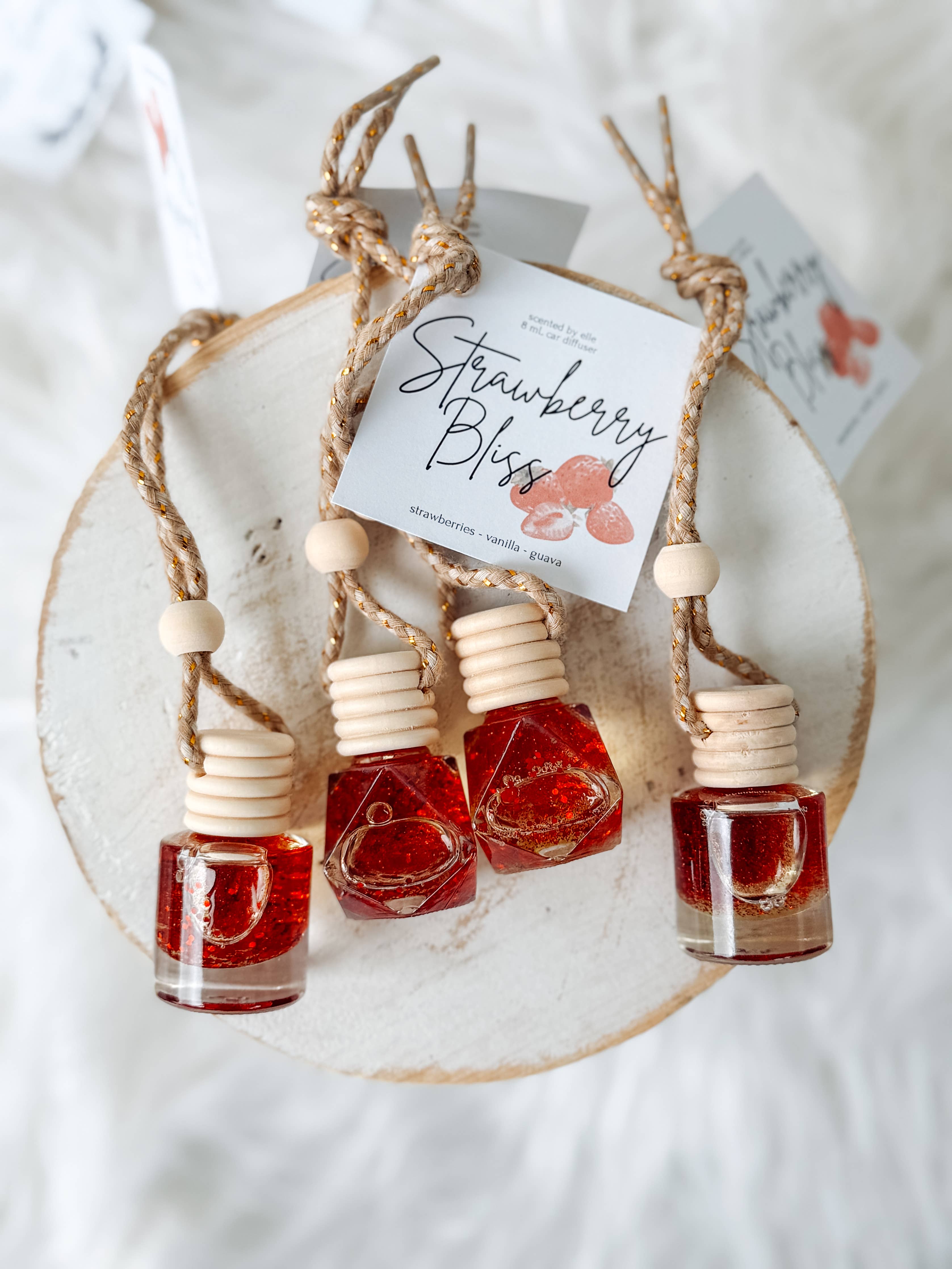 Scented By Elle - Strawberry Bliss Car Diffuser 