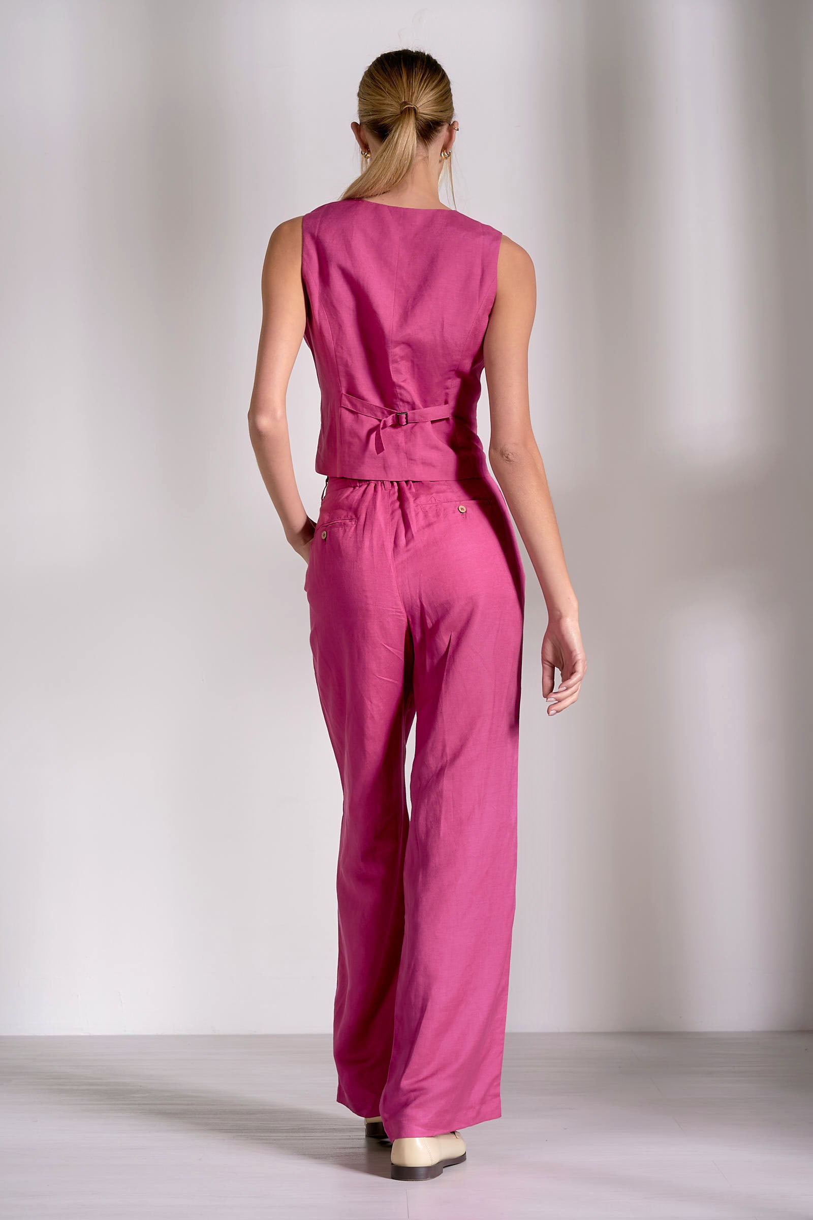 Fushsia Vest