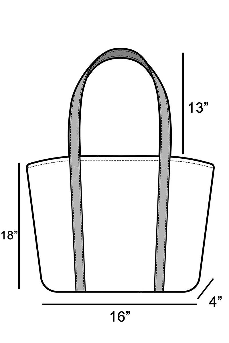 Braided Deep Tote Bag