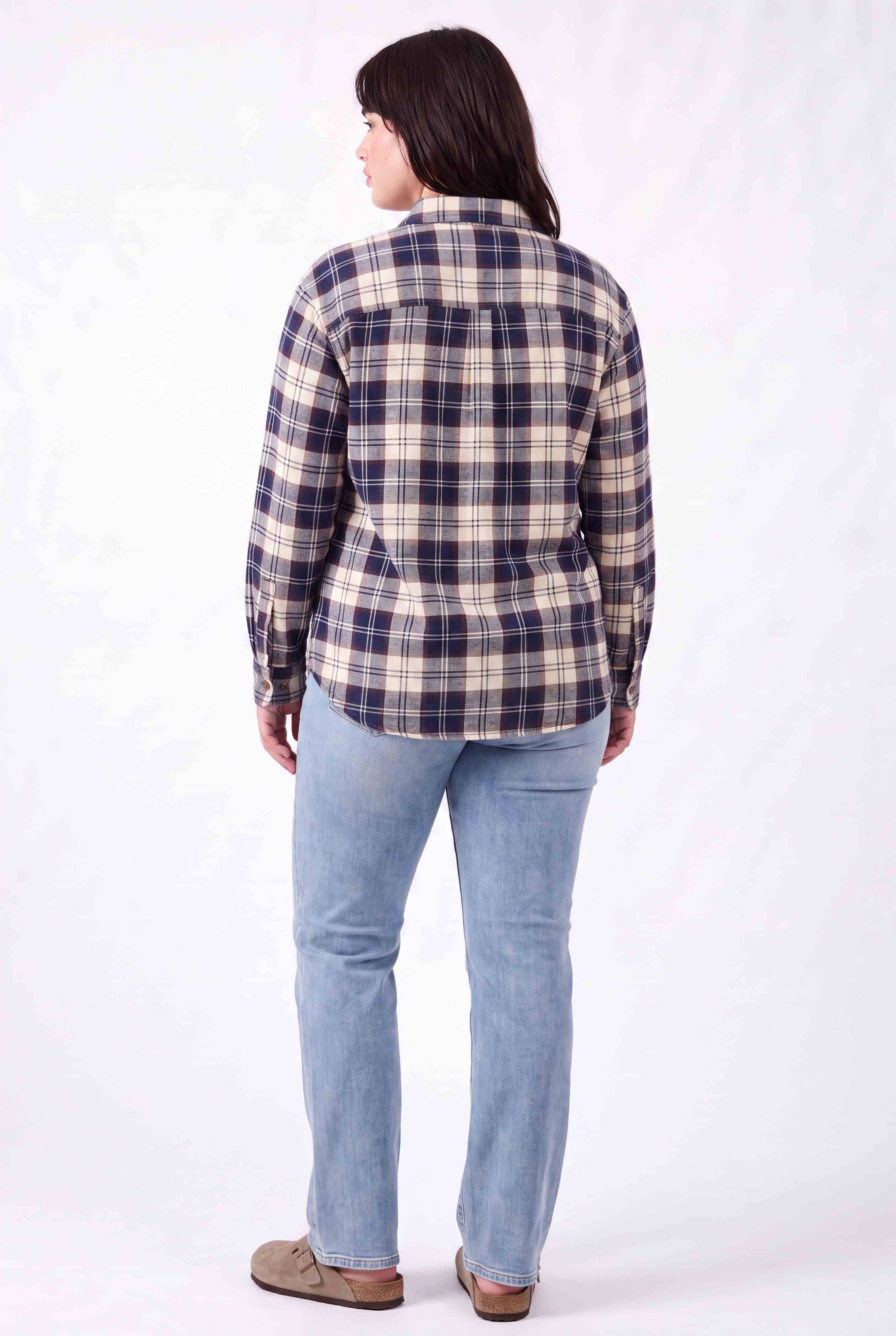 Be Cool - [PLUS] MASON PLAID FLANNEL SHIRT